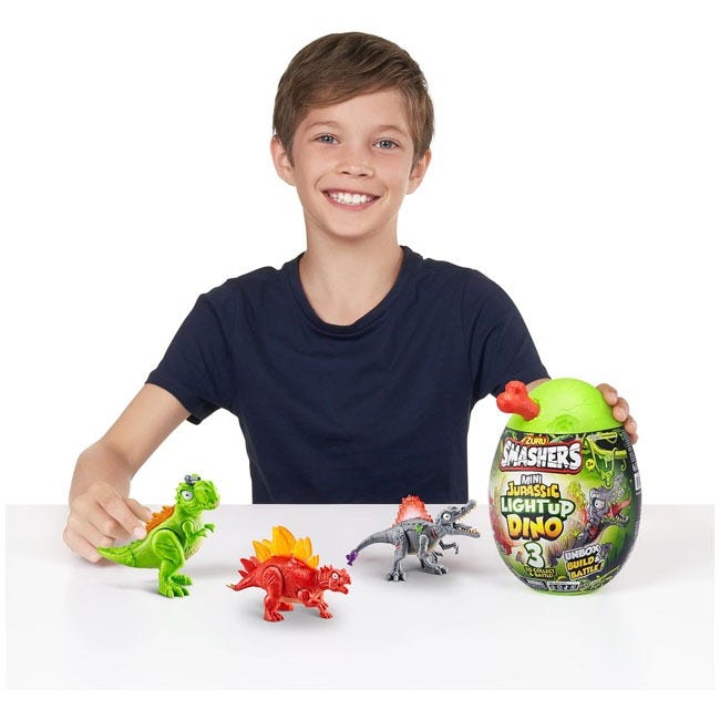 ZURU SMASHERS JURASSIC LIGHT UP NANO EGG