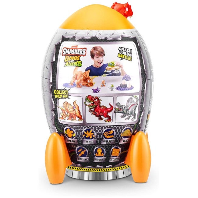 ZURU SMASHERS DINOS VS ALIENS ROCKET