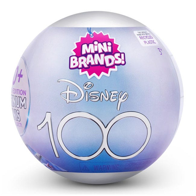 ZURU 5 SURPRISE MINI BRANDS - DISNEY 100TH PLATINUM CAPSULES