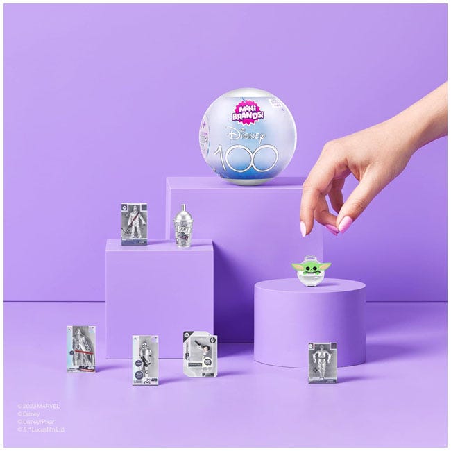 ZURU 5 SURPRISE MINI BRANDS - DISNEY 100TH PLATINUM CAPSULES