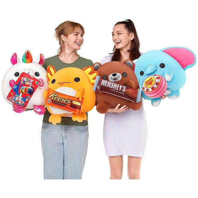 ZURU SNACKLES KELLOGGS FROOT LOOPS UNICORN 14-INCH PLUSH