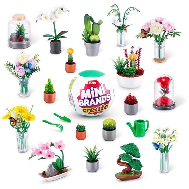 ZURU 5 SURPRISE MINI BRANDS - SERIES 1 CREATE GARDEN CAPSULE