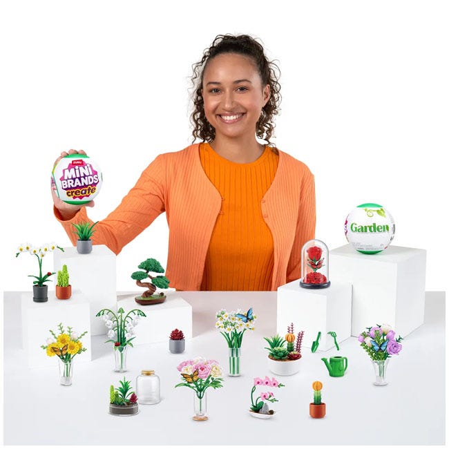 ZURU 5 SURPRISE MINI BRANDS - SERIES 1 CREATE GARDEN CAPSULE