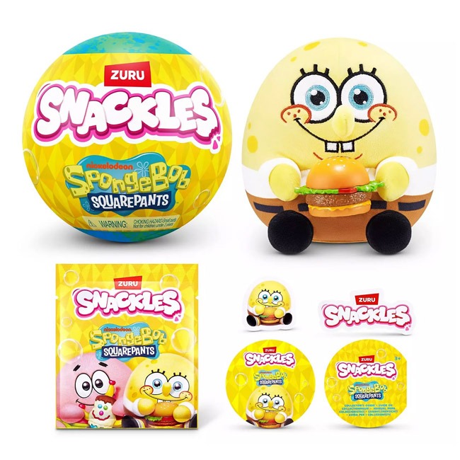 ZURU SNACKLES LICENSED SPONGEBOB SQUAREPANTS CAPSULE