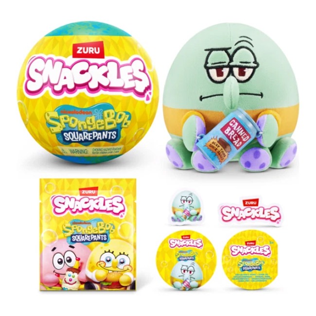 ZURU SNACKLES LICENSED SPONGEBOB SQUAREPANTS CAPSULE