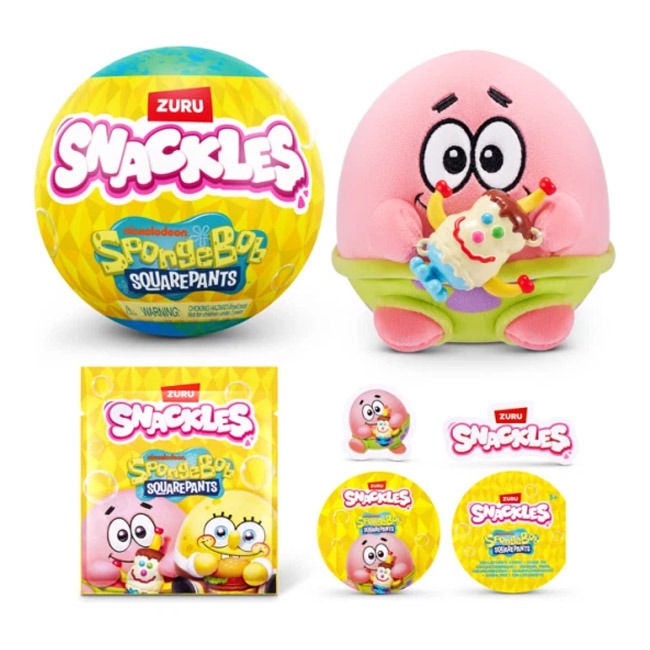 ZURU SNACKLES LICENSED SPONGEBOB SQUAREPANTS CAPSULE