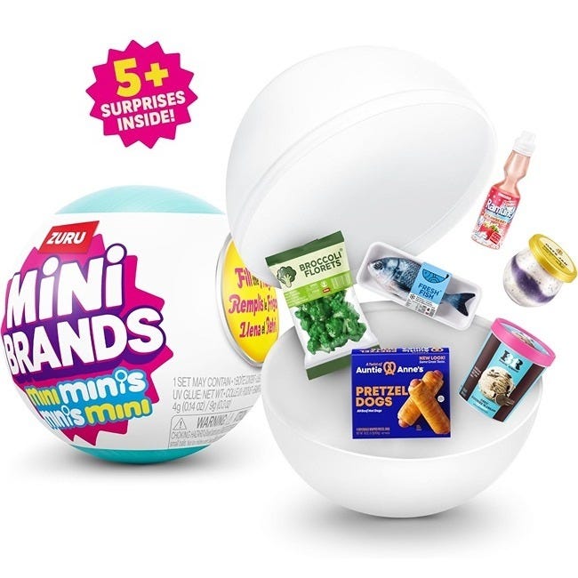 ZURU MINI BRANDS SERIES 1 FILL THE FRIDGE MINI MINIATURE TOY
