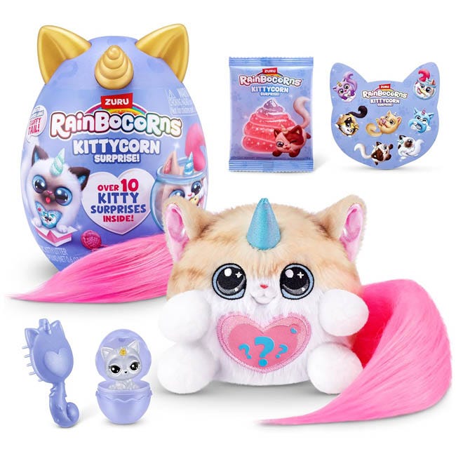 RAINBOCORNS SERIES 9 KITTYCORN SURPRISE PLUSH