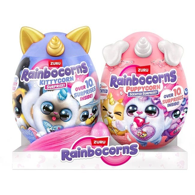 RAINBOCORNS COMBO - KITTYCORN AND PUPPYCORN SURPRISE PLUSH