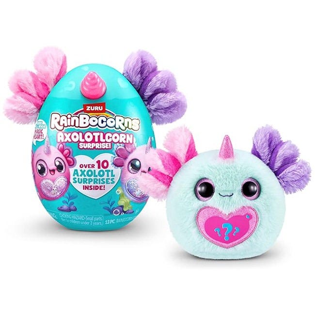 RAINBOCORNS SERIES 1 AXOLOTLCORN SURPRISE PLUSH