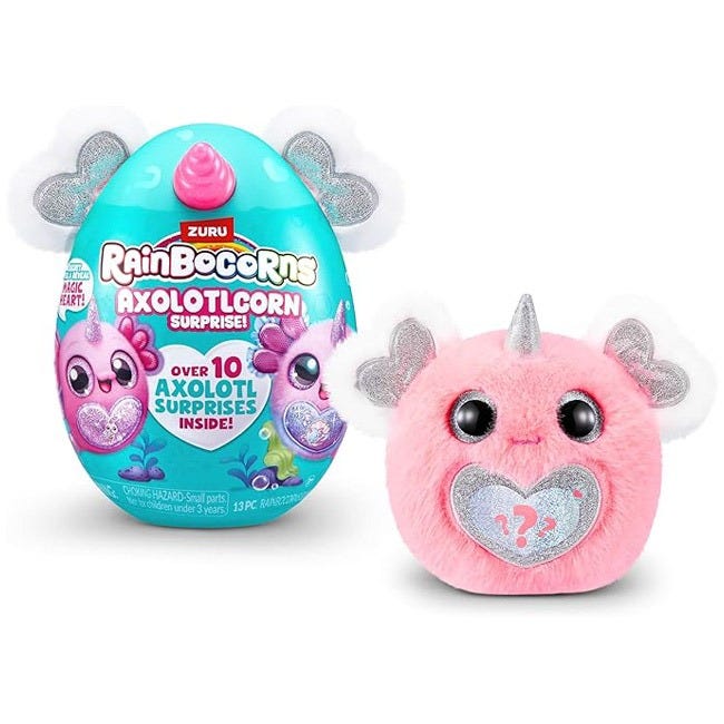 RAINBOCORNS SERIES 1 AXOLOTLCORN SURPRISE PLUSH