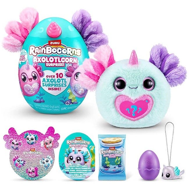 RAINBOCORNS SERIES 1 AXOLOTLCORN SURPRISE PLUSH