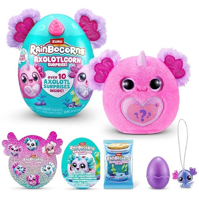 RAINBOCORNS SERIES 1 AXOLOTLCORN SURPRISE PLUSH