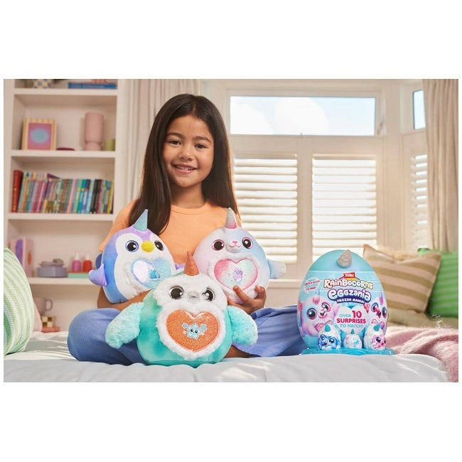 RAINBOCORNS SERIES 1 EGGZANIA FROZEN MANIA SURPRISE PLUSH