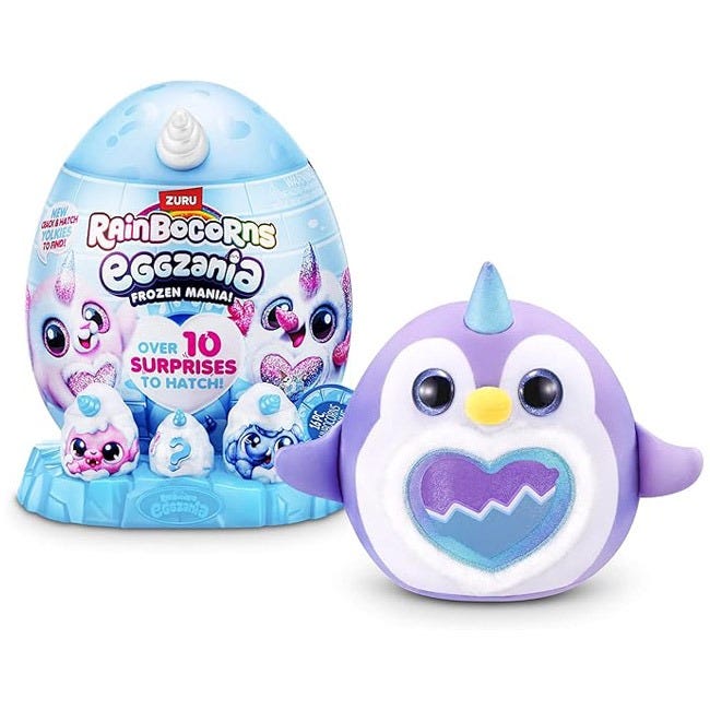 RAINBOCORNS SERIES 1 EGGZANIA FROZEN MANIA SURPRISE PLUSH