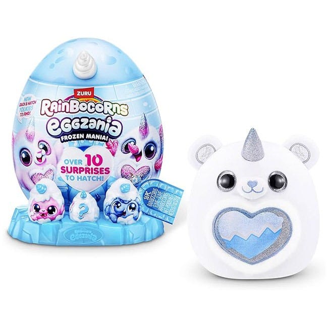 RAINBOCORNS SERIES 1 EGGZANIA FROZEN MANIA SURPRISE PLUSH