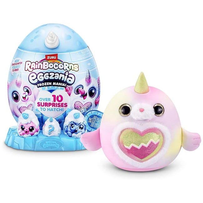 RAINBOCORNS SERIES 1 EGGZANIA FROZEN MANIA SURPRISE PLUSH