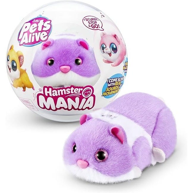 ZURU PETS ALIVE S1 HAMSTERMANIA HAMSTER CAPSULE
