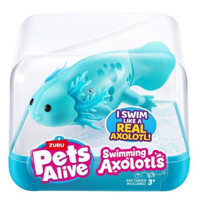 ZURU PETS ALIVE SWIMMING AXOLOTL ASSORTED