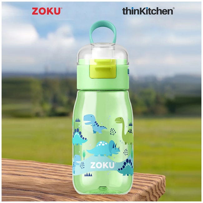 ZOKU GREEN KIDS WATTER BOTTLE 475ML