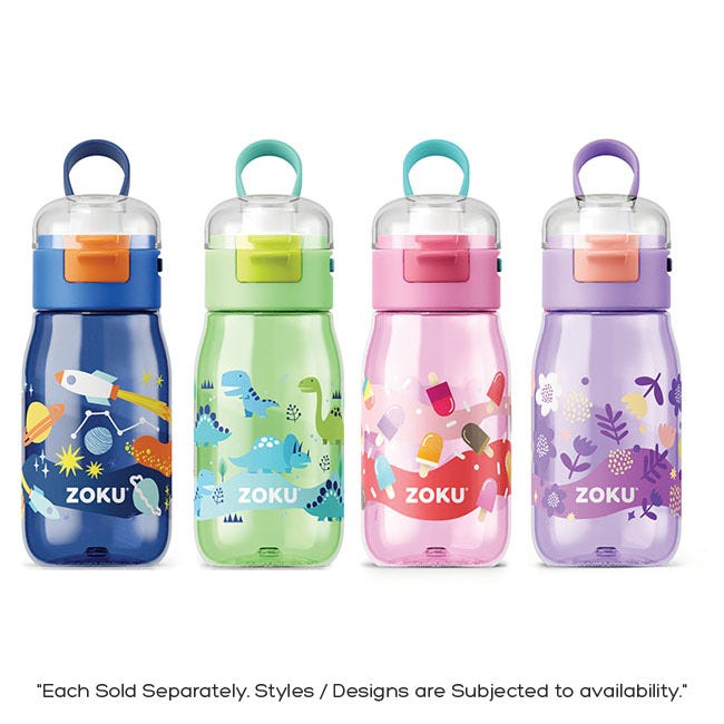 ZOKU PURPLE KIDS WATTER BOTTLE 475ML