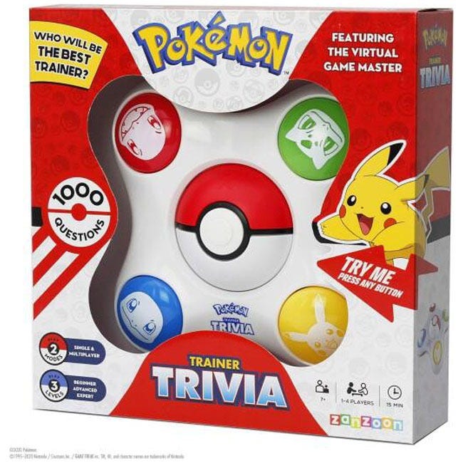 POKEMON TRAINER TRIVIA